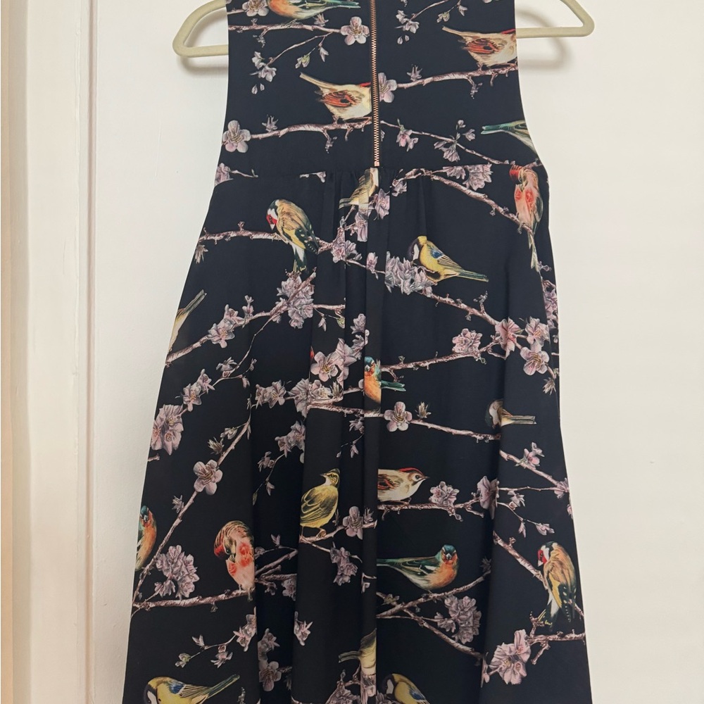 Ted Baker Black Dress with Floral Accents